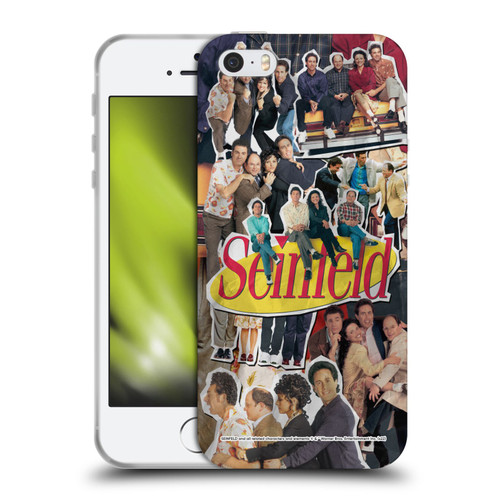 Seinfeld Graphics Collage Soft Gel Case for Apple iPhone 5 / 5s / iPhone SE 2016