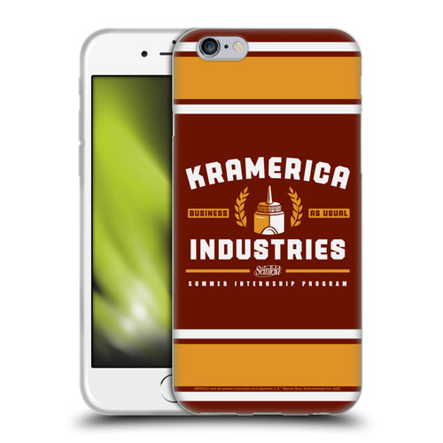 Seinfeld Graphics Kramerica Industries Soft Gel Case for Apple iPhone 6 / iPhone 6s