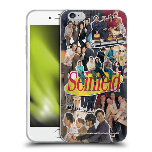 Seinfeld Graphics Collage Soft Gel Case for Apple iPhone 6 Plus / iPhone 6s Plus