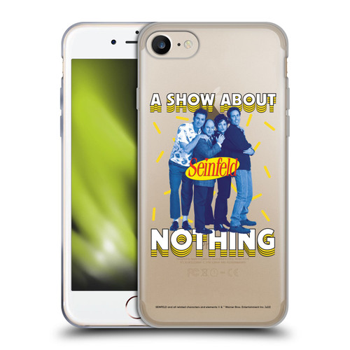 Seinfeld Graphics A Show About Nothing Soft Gel Case for Apple iPhone 7 / 8 / SE 2020 & 2022