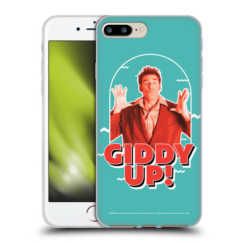 Seinfeld Graphics Giddy Up! Soft Gel Case for Apple iPhone 7 Plus / iPhone 8 Plus