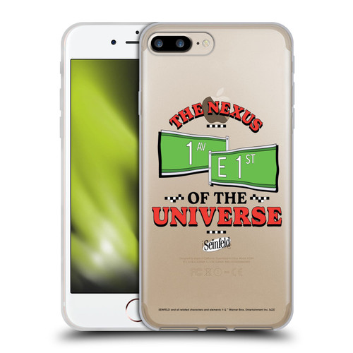 Seinfeld Graphics Nexus Of The Universe Soft Gel Case for Apple iPhone 7 Plus / iPhone 8 Plus