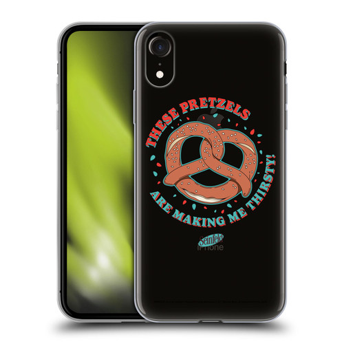 Seinfeld Graphics These Pretzels Soft Gel Case for Apple iPhone XR