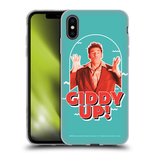 Seinfeld Graphics Giddy Up! Soft Gel Case for Apple iPhone XS Max