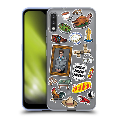 Seinfeld Graphics Sticker Collage Soft Gel Case for LG K22