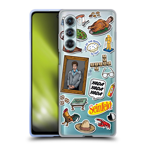 Seinfeld Graphics Sticker Collage Soft Gel Case for Motorola Edge S30 / Moto G200 5G