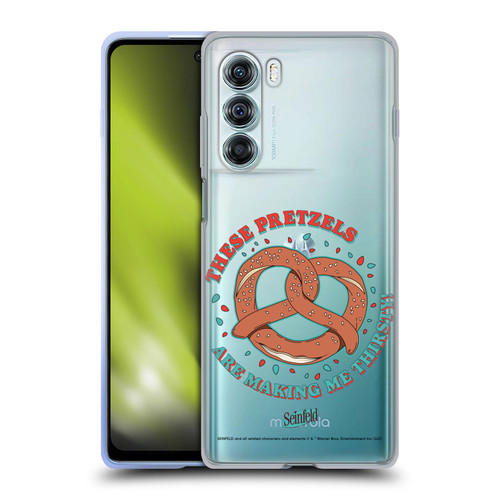 Seinfeld Graphics These Pretzels Soft Gel Case for Motorola Edge S30 / Moto G200 5G