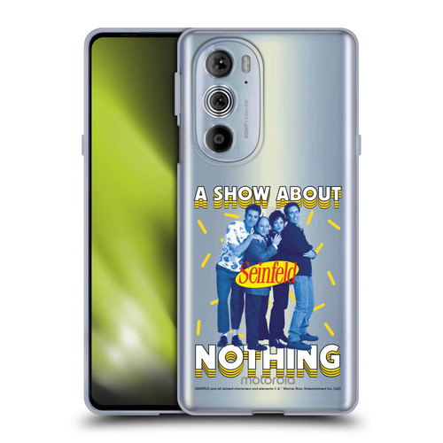 Seinfeld Graphics A Show About Nothing Soft Gel Case for Motorola Edge X30