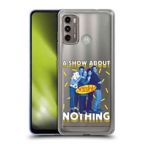 Seinfeld Graphics A Show About Nothing Soft Gel Case for Motorola Moto G60 / Moto G40 Fusion