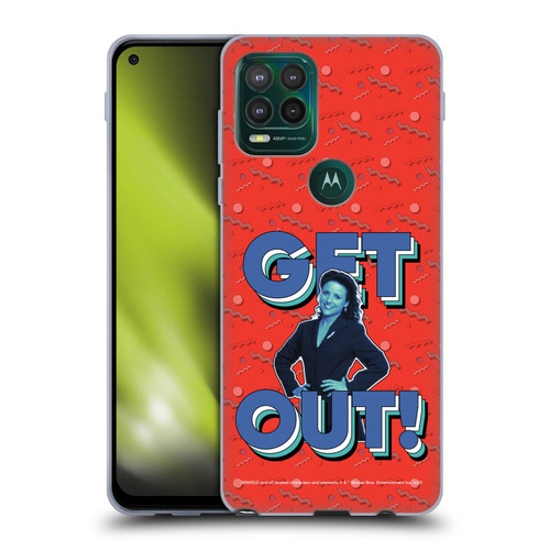 Seinfeld Graphics Get Out! Soft Gel Case for Motorola Moto G Stylus 5G 2021