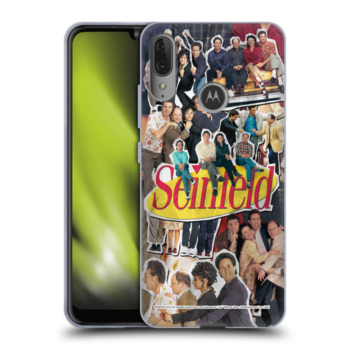 Seinfeld Graphics Collage Soft Gel Case for Motorola Moto E6 Plus