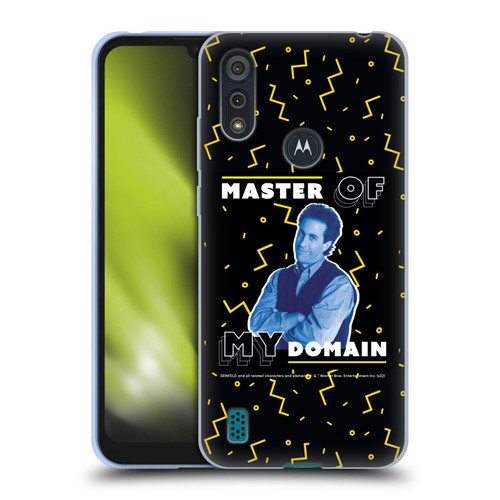 Seinfeld Graphics Master Of My Domain Soft Gel Case for Motorola Moto E6s (2020)