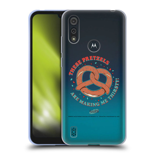Seinfeld Graphics These Pretzels Soft Gel Case for Motorola Moto E6s (2020)