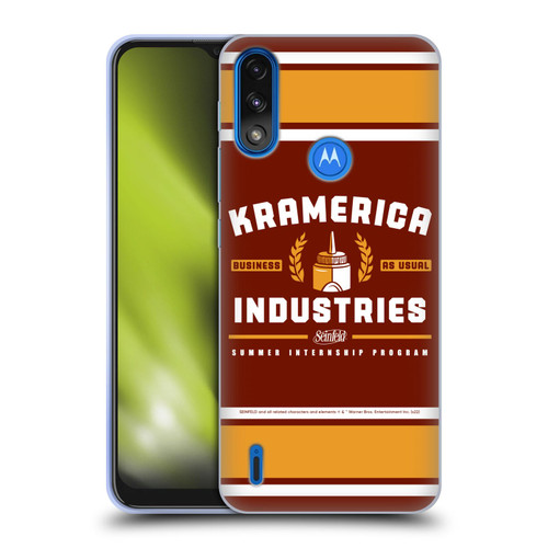 Seinfeld Graphics Kramerica Industries Soft Gel Case for Motorola Moto E7 Power / Moto E7i Power