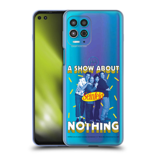 Seinfeld Graphics A Show About Nothing Soft Gel Case for Motorola Moto G100
