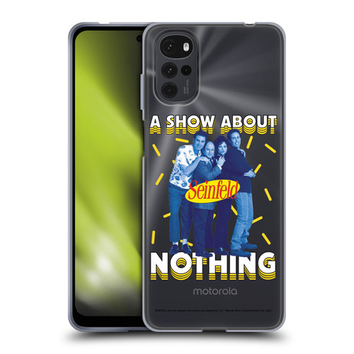 Seinfeld Graphics A Show About Nothing Soft Gel Case for Motorola Moto G22