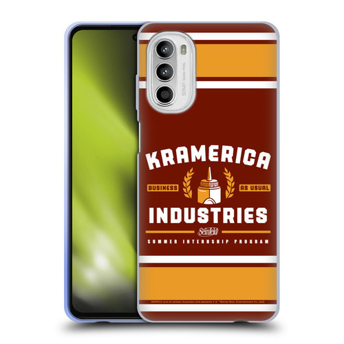 Seinfeld Graphics Kramerica Industries Soft Gel Case for Motorola Moto G52