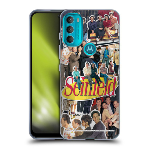 Seinfeld Graphics Collage Soft Gel Case for Motorola Moto G71 5G