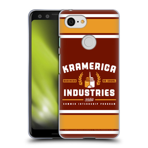 Seinfeld Graphics Kramerica Industries Soft Gel Case for Google Pixel 3