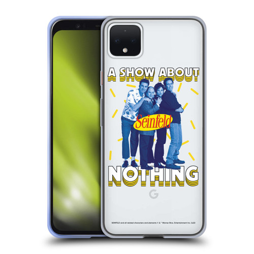 Seinfeld Graphics A Show About Nothing Soft Gel Case for Google Pixel 4 XL