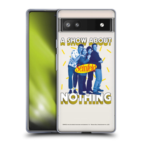 Seinfeld Graphics A Show About Nothing Soft Gel Case for Google Pixel 6a