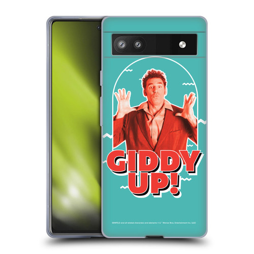 Seinfeld Graphics Giddy Up! Soft Gel Case for Google Pixel 6a