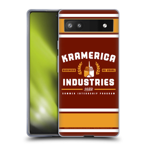 Seinfeld Graphics Kramerica Industries Soft Gel Case for Google Pixel 6a