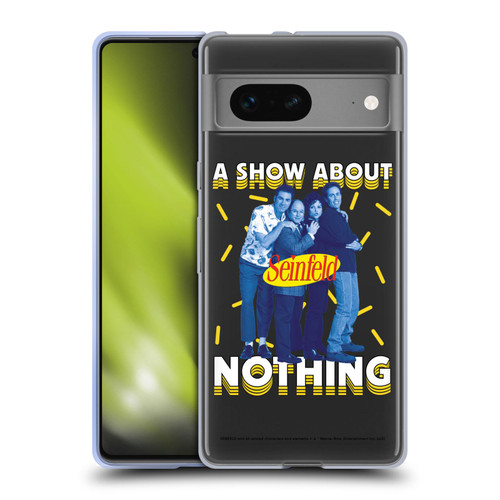 Seinfeld Graphics A Show About Nothing Soft Gel Case for Google Pixel 7