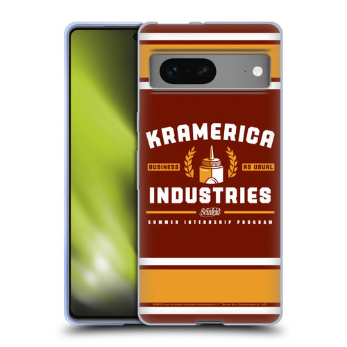 Seinfeld Graphics Kramerica Industries Soft Gel Case for Google Pixel 7