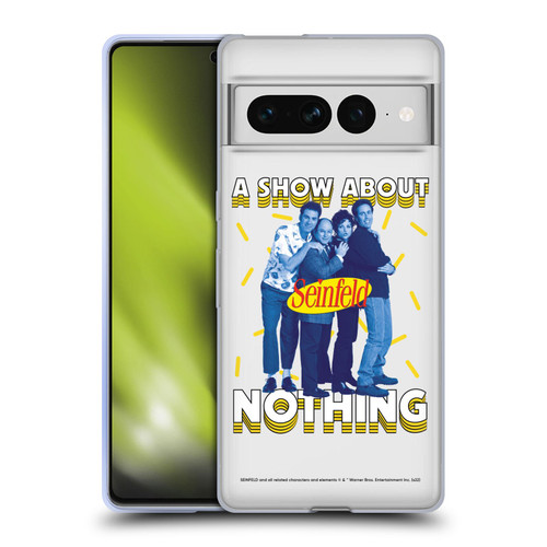Seinfeld Graphics A Show About Nothing Soft Gel Case for Google Pixel 7 Pro