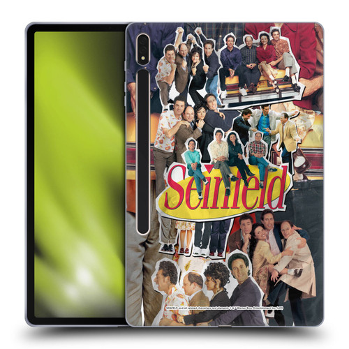 Seinfeld Graphics Collage Soft Gel Case for Samsung Galaxy Tab S8 Plus