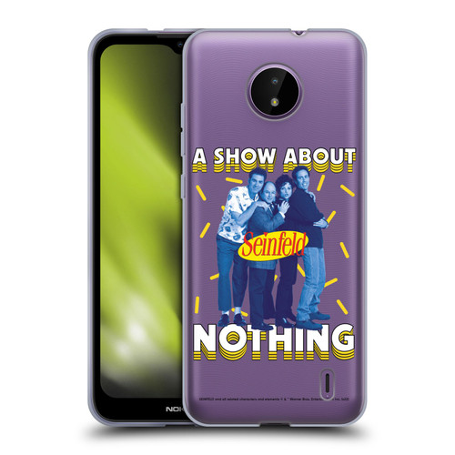 Seinfeld Graphics A Show About Nothing Soft Gel Case for Nokia C10 / C20