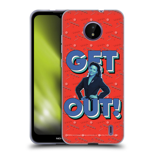 Seinfeld Graphics Get Out! Soft Gel Case for Nokia C10 / C20