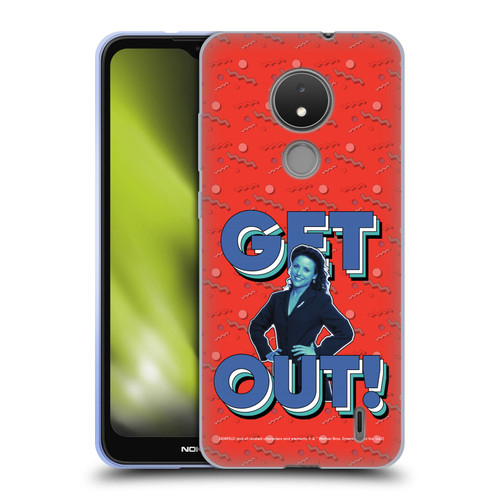 Seinfeld Graphics Get Out! Soft Gel Case for Nokia C21