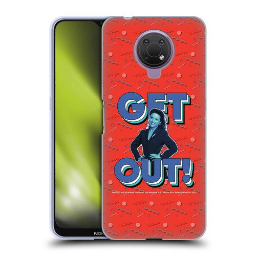 Seinfeld Graphics Get Out! Soft Gel Case for Nokia G10
