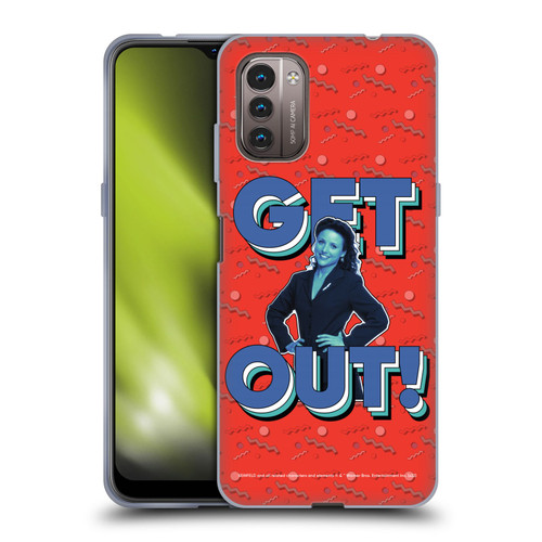 Seinfeld Graphics Get Out! Soft Gel Case for Nokia G11 / G21