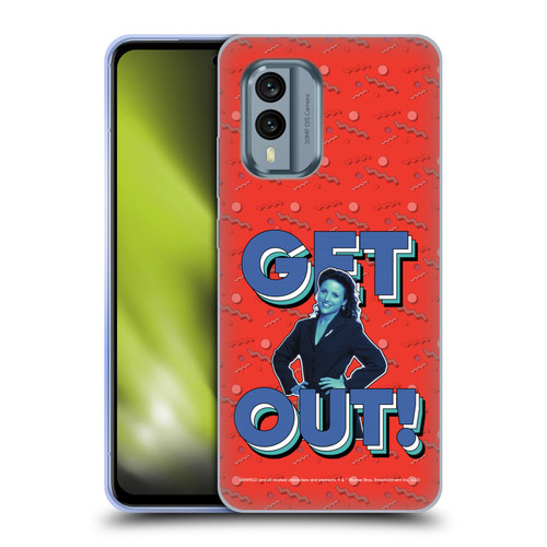 Seinfeld Graphics Get Out! Soft Gel Case for Nokia X30