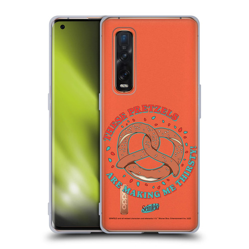 Seinfeld Graphics These Pretzels Soft Gel Case for OPPO Find X2 Pro 5G