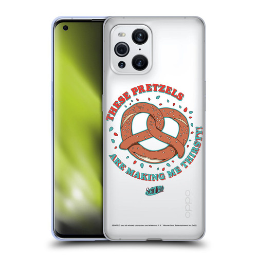 Seinfeld Graphics These Pretzels Soft Gel Case for OPPO Find X3 / Pro