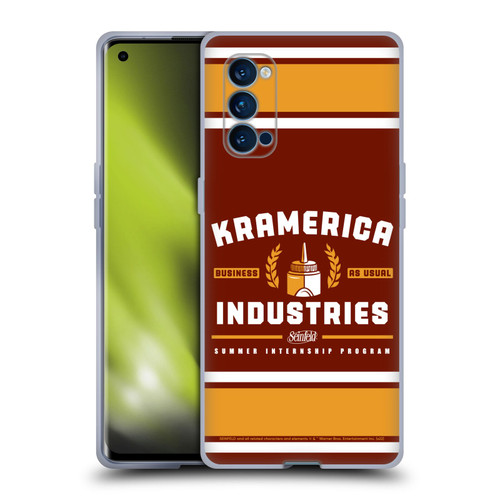 Seinfeld Graphics Kramerica Industries Soft Gel Case for OPPO Reno 4 Pro 5G