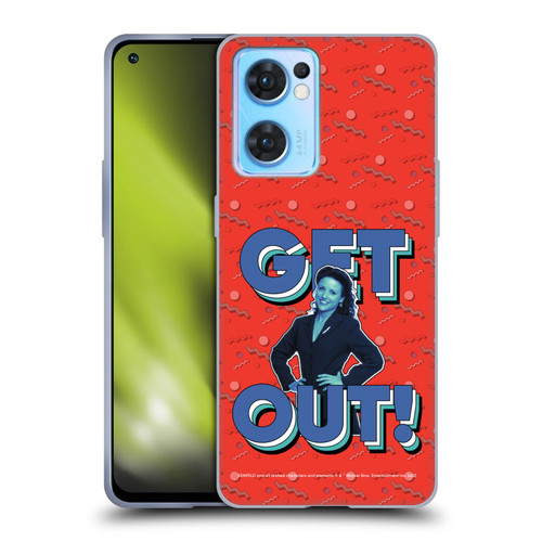 Seinfeld Graphics Get Out! Soft Gel Case for OPPO Reno7 5G / Find X5 Lite