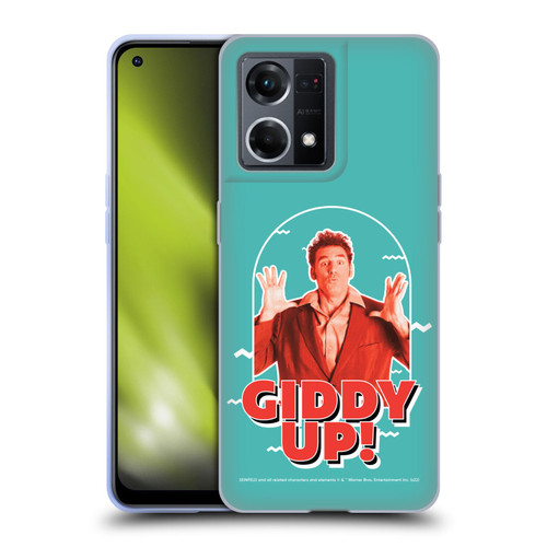 Seinfeld Graphics Giddy Up! Soft Gel Case for OPPO Reno8 4G