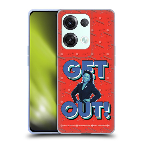 Seinfeld Graphics Get Out! Soft Gel Case for OPPO Reno8 Pro