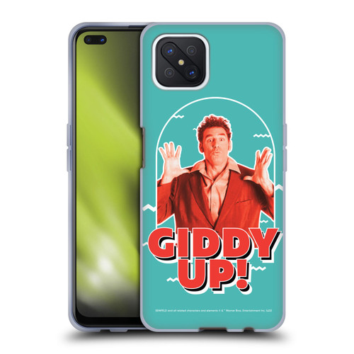 Seinfeld Graphics Giddy Up! Soft Gel Case for OPPO Reno4 Z 5G