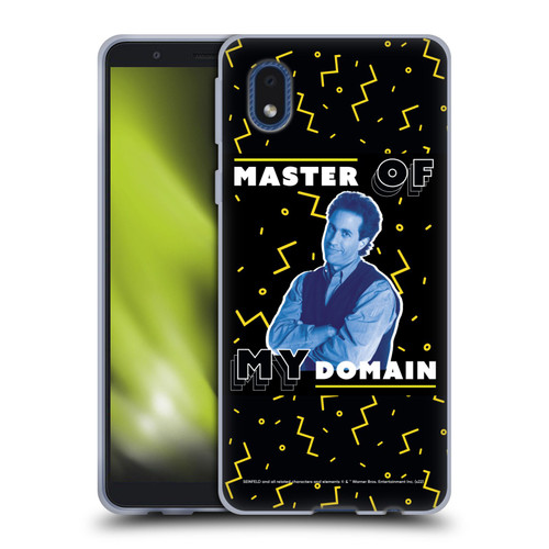Seinfeld Graphics Master Of My Domain Soft Gel Case for Samsung Galaxy A01 Core (2020)