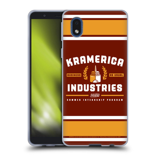 Seinfeld Graphics Kramerica Industries Soft Gel Case for Samsung Galaxy A01 Core (2020)
