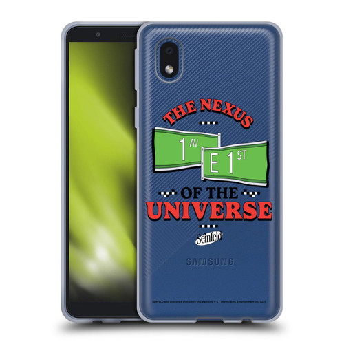 Seinfeld Graphics Nexus Of The Universe Soft Gel Case for Samsung Galaxy A01 Core (2020)