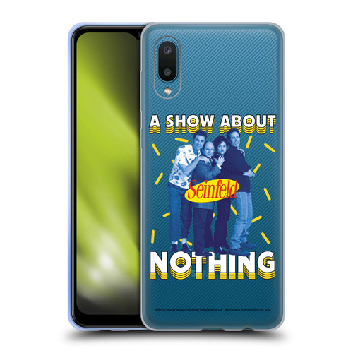 Seinfeld Graphics A Show About Nothing Soft Gel Case for Samsung Galaxy A02/M02 (2021)
