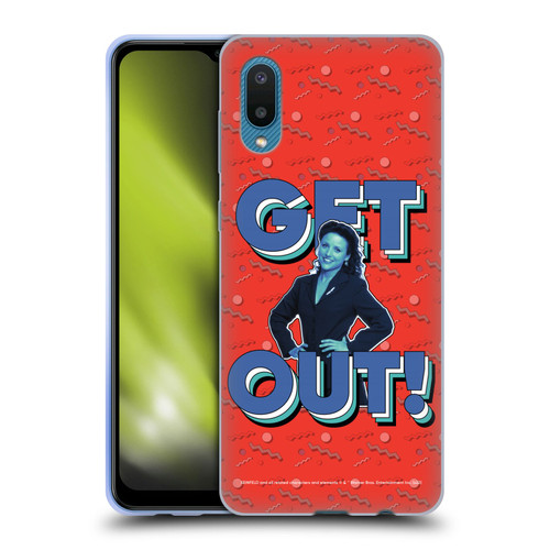 Seinfeld Graphics Get Out! Soft Gel Case for Samsung Galaxy A02/M02 (2021)