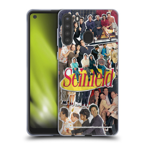 Seinfeld Graphics Collage Soft Gel Case for Samsung Galaxy A21 (2020)